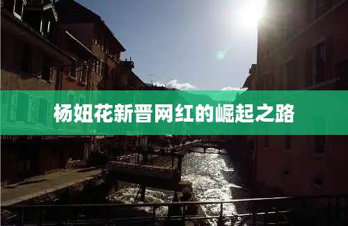 杨妞花新晋网红的崛起之路