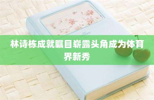林诗栋成就瞩目崭露头角成为体育界新秀
