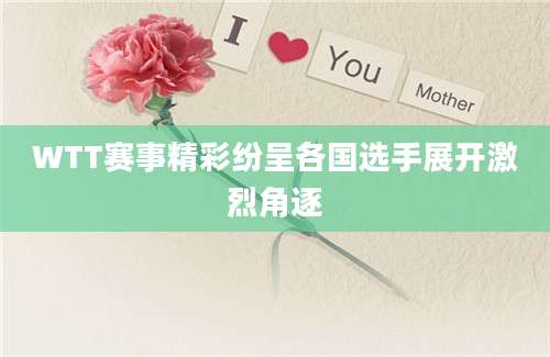 WTT赛事精彩纷呈各国选手展开激烈角逐