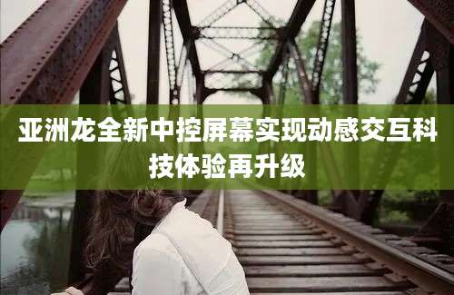 亚洲龙全新中控屏幕实现动感交互科技体验再升级