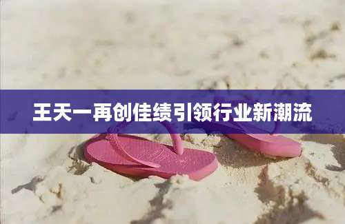 王天一再创佳绩引领行业新潮流