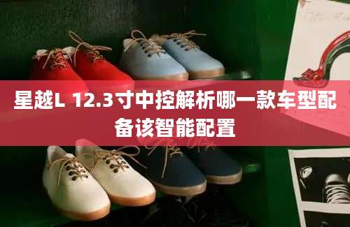 星越L 12.3寸中控解析哪一款车型配备该智能配置