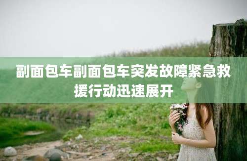 副面包车副面包车突发故障紧急救援行动迅速展开