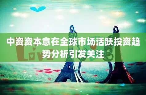 中资资本意在全球市场活跃投资趋势分析引发关注