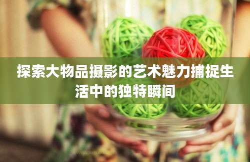 探索大物品摄影的艺术魅力捕捉生活中的独特瞬间