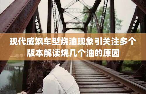 现代威飒车型烧油现象引关注多个版本解读烧几个油的原因