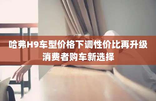 哈弗H9车型价格下调性价比再升级消费者购车新选择
