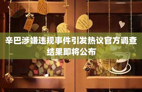 辛巴涉嫌违规事件引发热议官方调查结果即将公布
