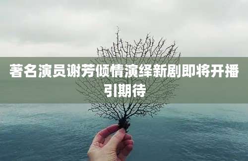 著名演员谢芳倾情演绎新剧即将开播引期待