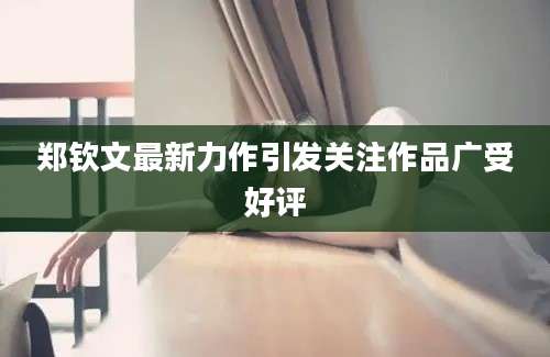 郑钦文最新力作引发关注作品广受好评