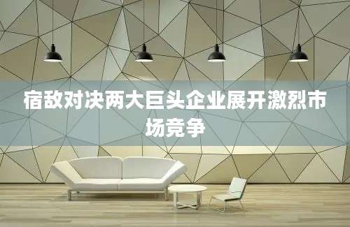 宿敌对决两大巨头企业展开激烈市场竞争