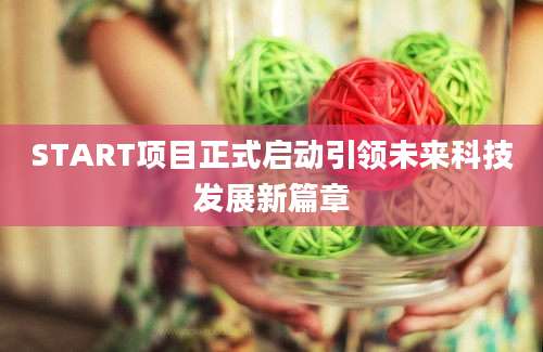 START项目正式启动引领未来科技发展新篇章
