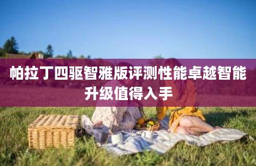 帕拉丁四驱智雅版评测性能卓越智能升级值得入手