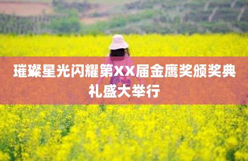 璀璨星光闪耀第XX届金鹰奖颁奖典礼盛大举行