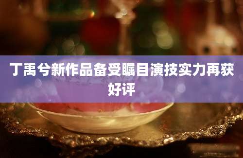 丁禹兮新作品备受瞩目演技实力再获好评