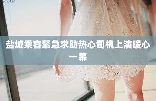 盐城乘客紧急求助热心司机上演暖心一幕