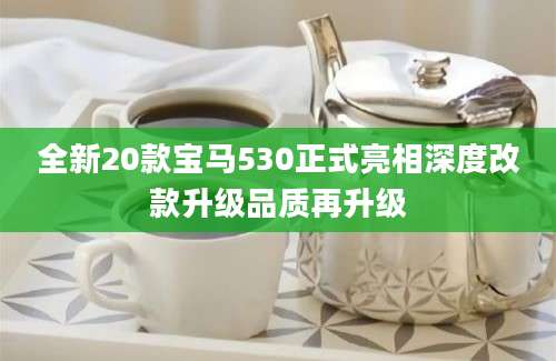 全新20款宝马530正式亮相深度改款升级品质再升级