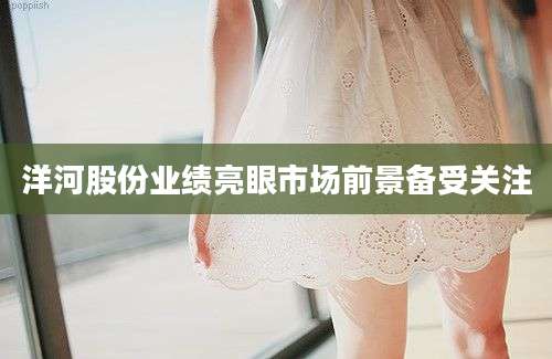 洋河股份业绩亮眼市场前景备受关注