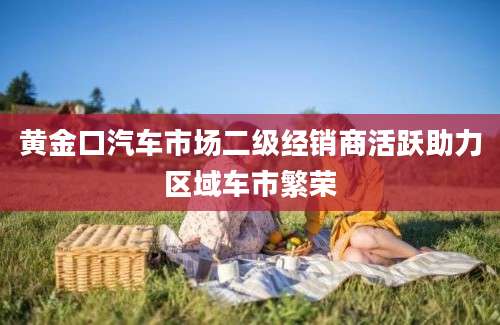 黄金口汽车市场二级经销商活跃助力区域车市繁荣