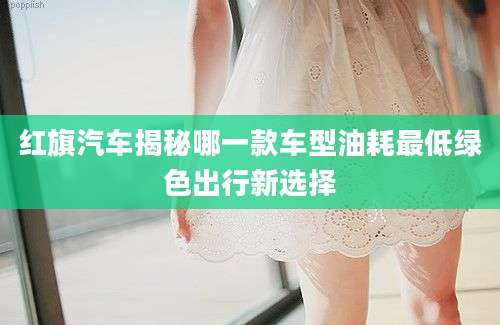 红旗汽车揭秘哪一款车型油耗最低绿色出行新选择