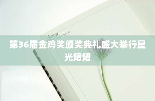 第36届金鸡奖颁奖典礼盛大举行星光熠熠