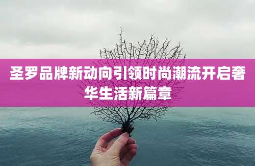 圣罗品牌新动向引领时尚潮流开启奢华生活新篇章