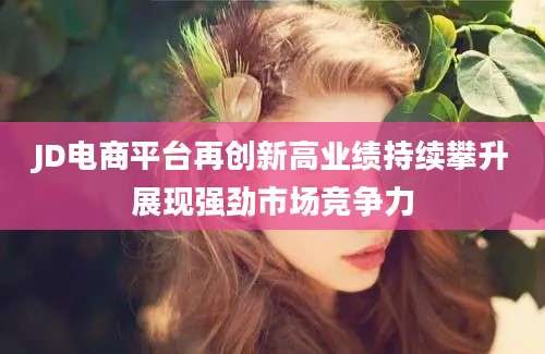 JD电商平台再创新高业绩持续攀升展现强劲市场竞争力
