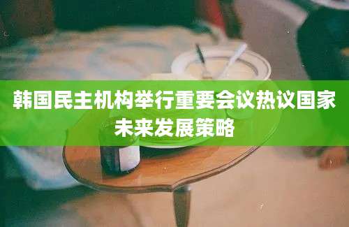 韩国民主机构举行重要会议热议国家未来发展策略
