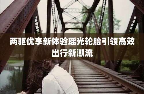 两驱优享新体验瑶光轮胎引领高效出行新潮流