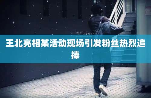 王北亮相某活动现场引发粉丝热烈追捧