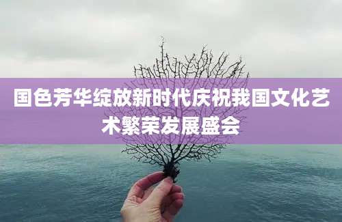 国色芳华绽放新时代庆祝我国文化艺术繁荣发展盛会
