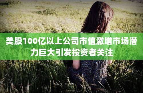 美股100亿以上公司市值激增市场潜力巨大引发投资者关注