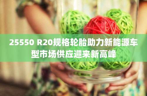 25550 R20规格轮胎助力新能源车型市场供应迎来新高峰