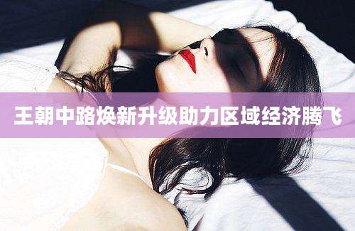 王朝中路焕新升级助力区域经济腾飞