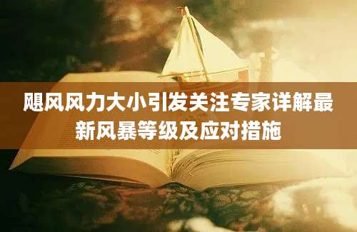飓风风力大小引发关注专家详解最新风暴等级及应对措施