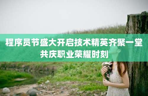 程序员节盛大开启技术精英齐聚一堂共庆职业荣耀时刻