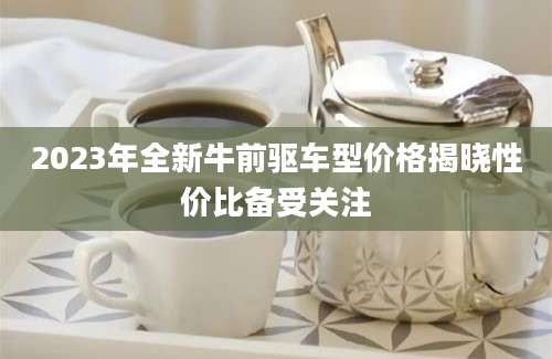 2023年全新牛前驱车型价格揭晓性价比备受关注