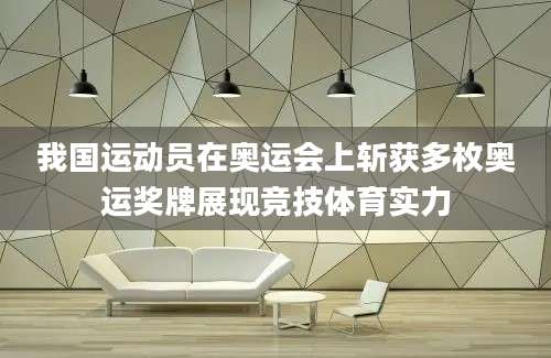 我国运动员在奥运会上斩获多枚奥运奖牌展现竞技体育实力