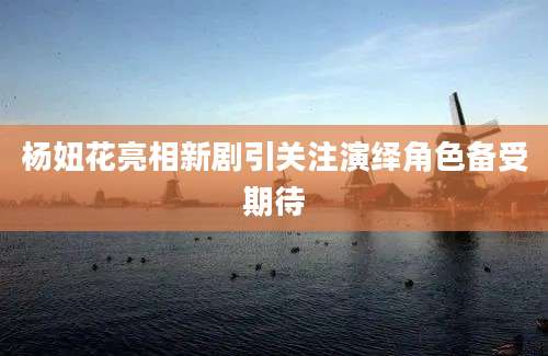 杨妞花亮相新剧引关注演绎角色备受期待