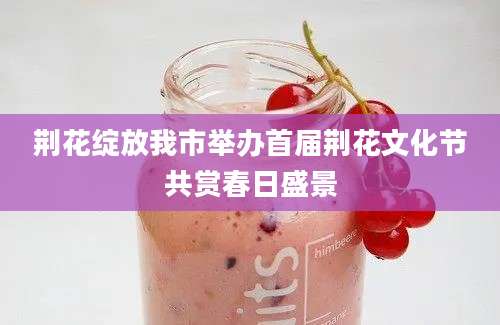 荆花绽放我市举办首届荆花文化节共赏春日盛景