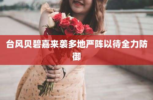 台风贝碧嘉来袭多地严阵以待全力防御