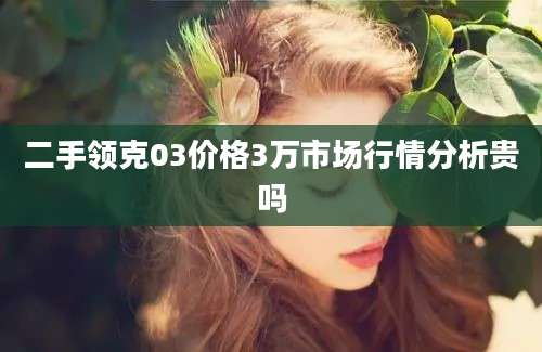 二手领克03价格3万市场行情分析贵吗