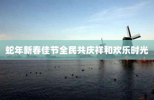 蛇年新春佳节全民共庆祥和欢乐时光