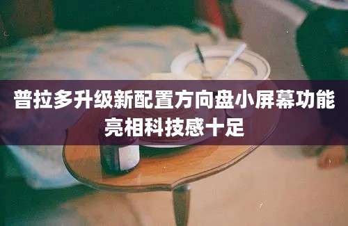 普拉多升级新配置方向盘小屏幕功能亮相科技感十足