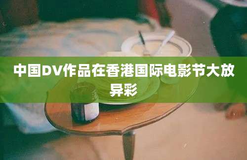 中国DV作品在香港国际电影节大放异彩
