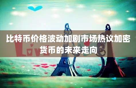 比特币价格波动加剧市场热议加密货币的未来走向
