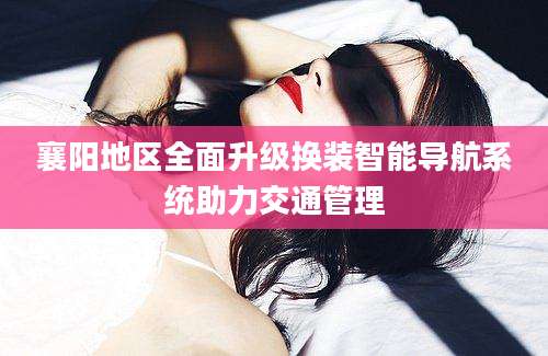 襄阳地区全面升级换装智能导航系统助力交通管理